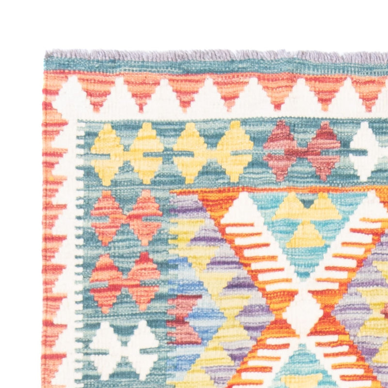 Kelim tapijt - Splash - 150 x 110 cm - veelkleurig