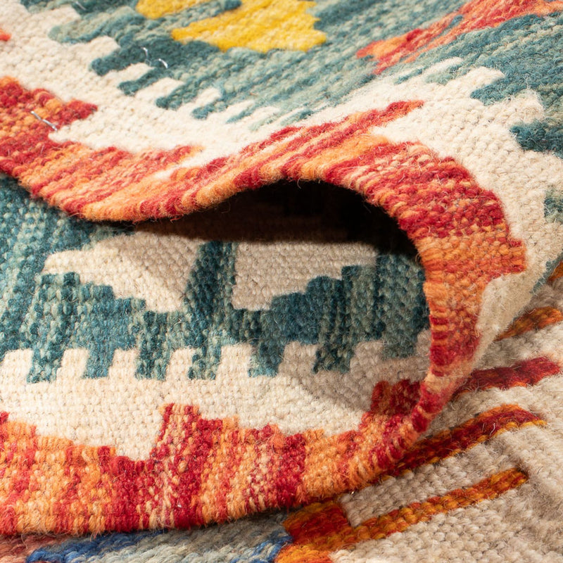 Kelim tapijt - Splash - 150 x 110 cm - veelkleurig