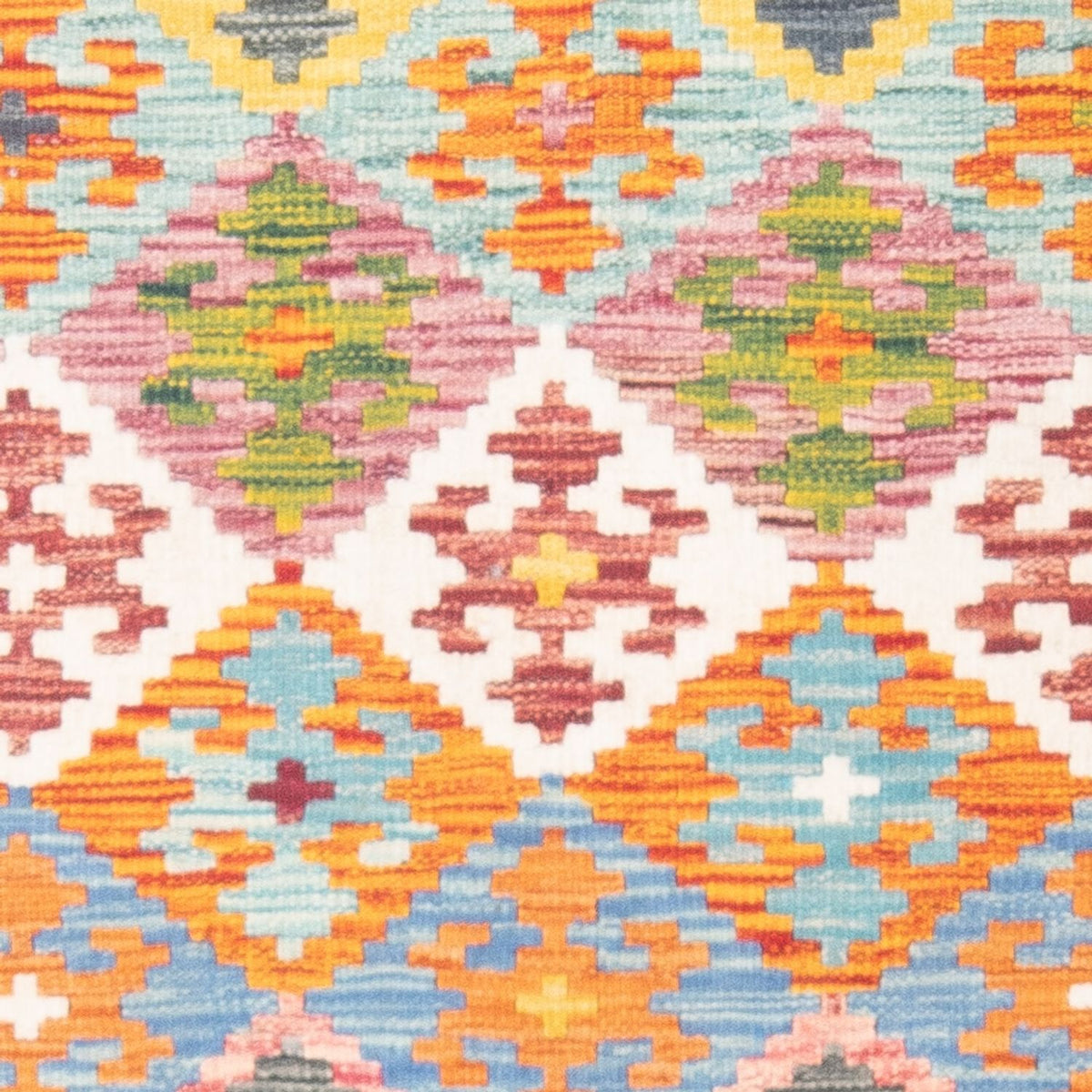 Kelim tapijt - Splash - 144 x 100 cm - veelkleurig