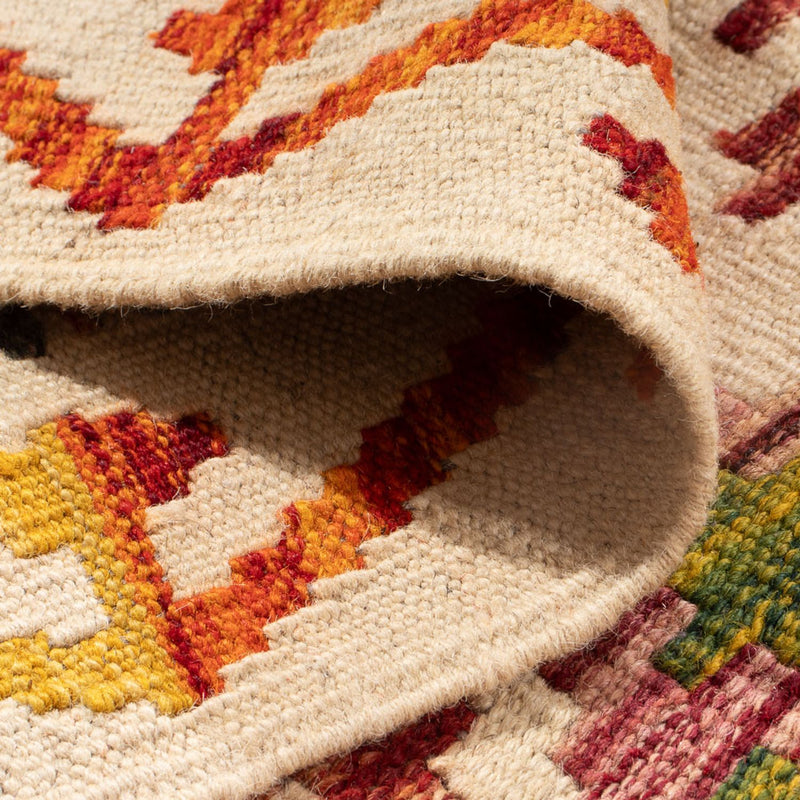 Kelim tapijt - Splash - 144 x 100 cm - veelkleurig