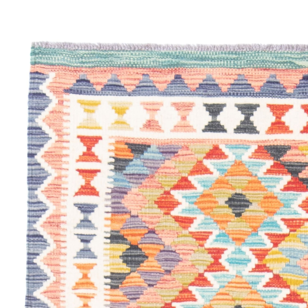 Kelim tapijt - Splash - 156 x 105 cm - veelkleurig