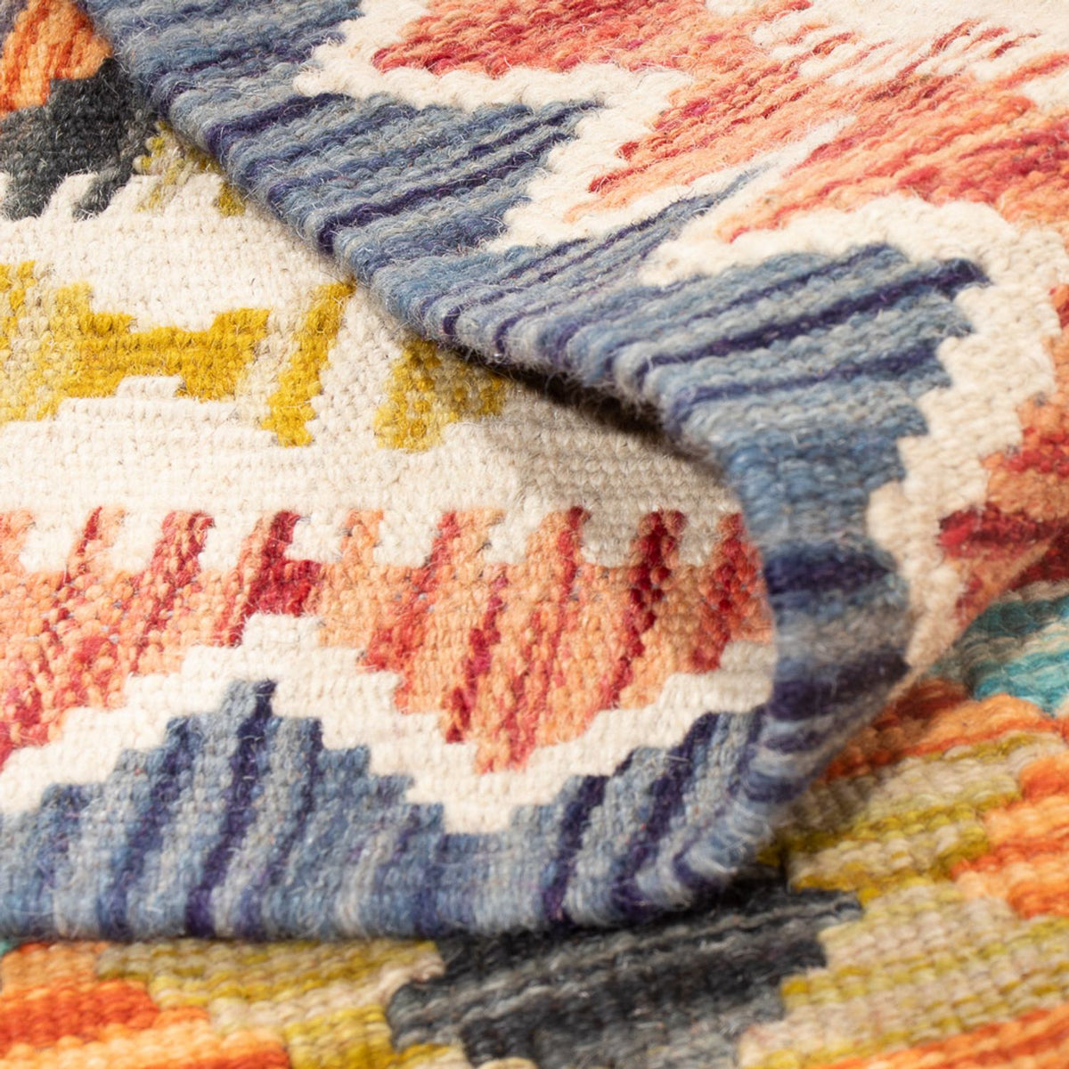 Kelim tapijt - Splash - 156 x 105 cm - veelkleurig