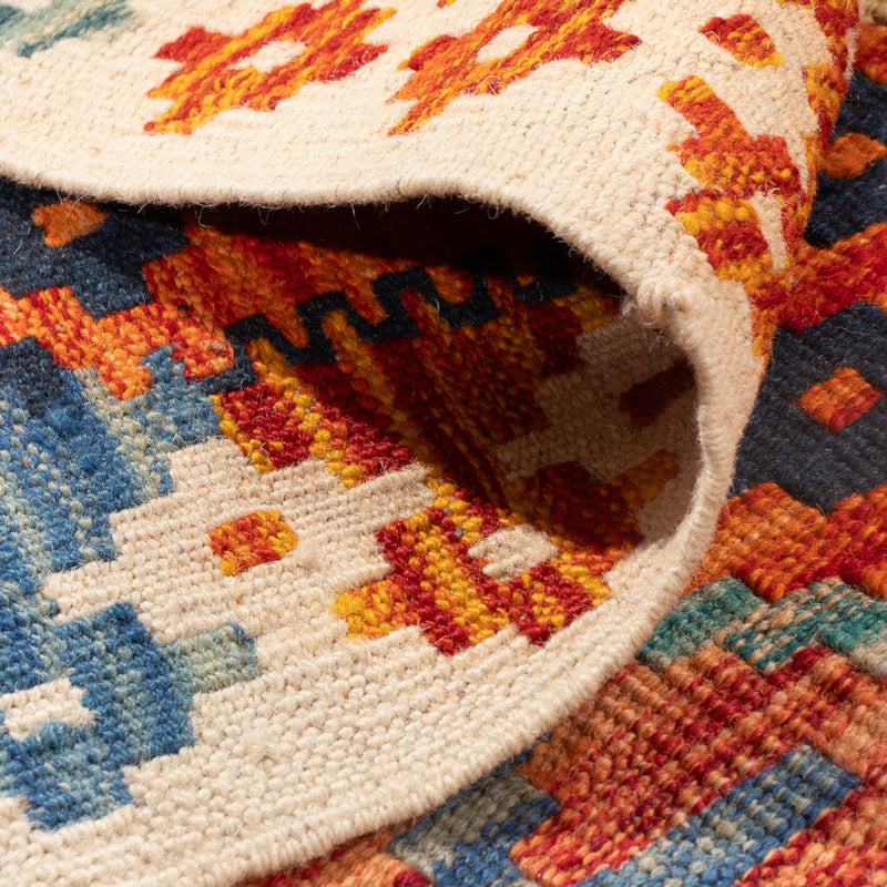 Kelim tapijt - Splash - 150 x 99 cm - veelkleurig