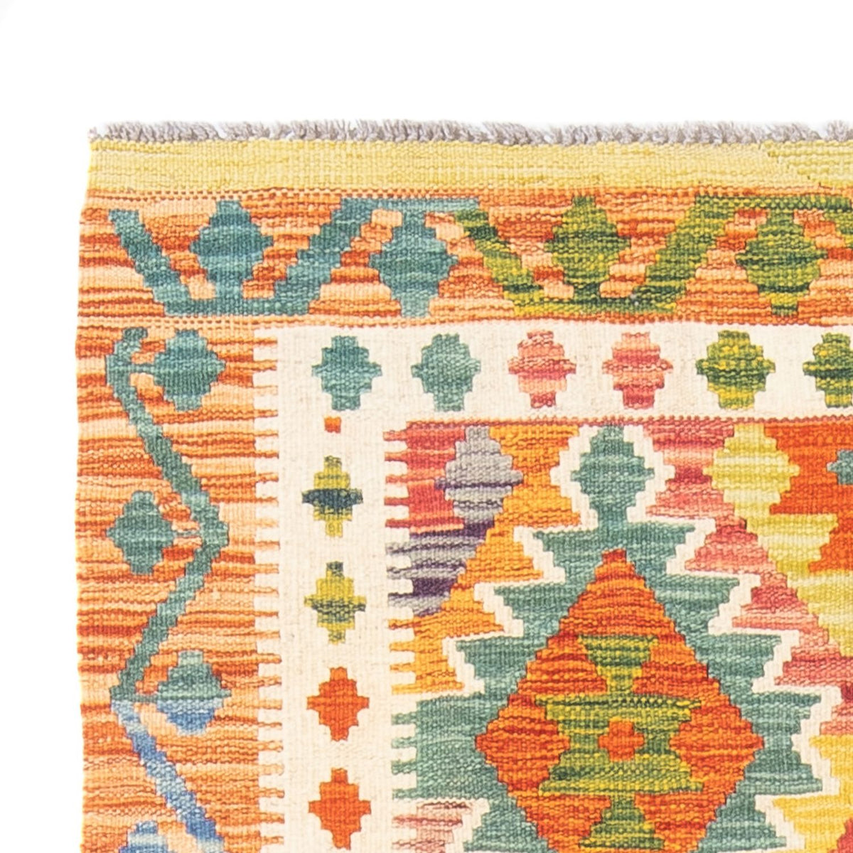 Kelim tapijt - Splash - 147 x 100 cm - veelkleurig