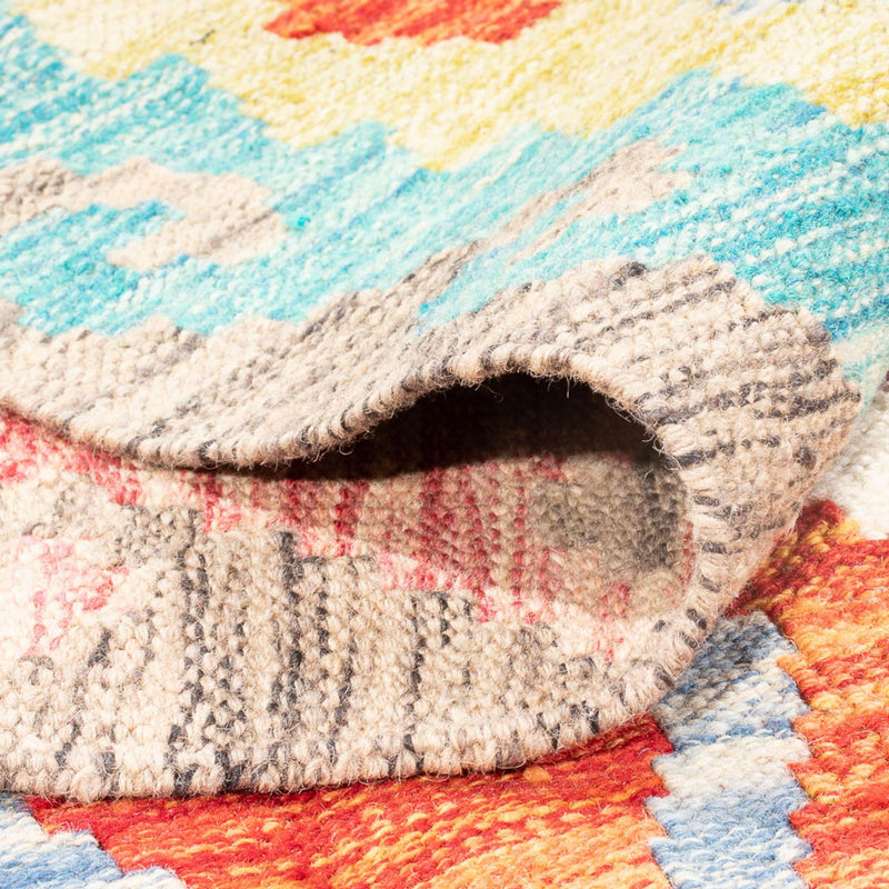 Kelim tapijt - Splash - 305 x 203 cm - veelkleurig
