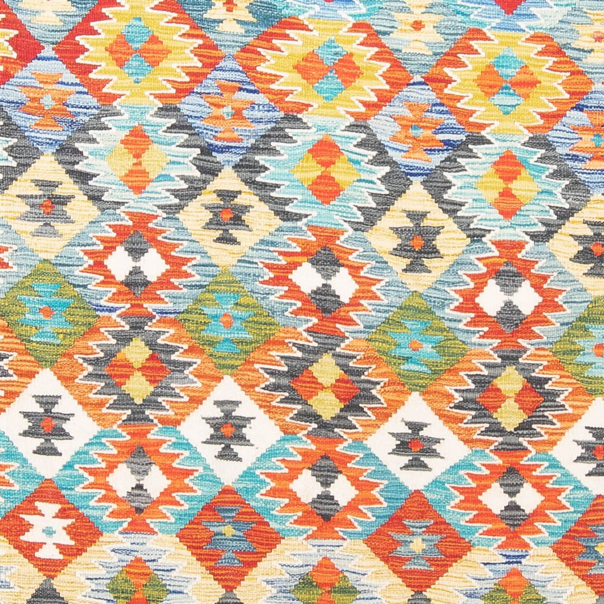 Kelim tapijt - Splash - 290 x 202 cm - veelkleurig