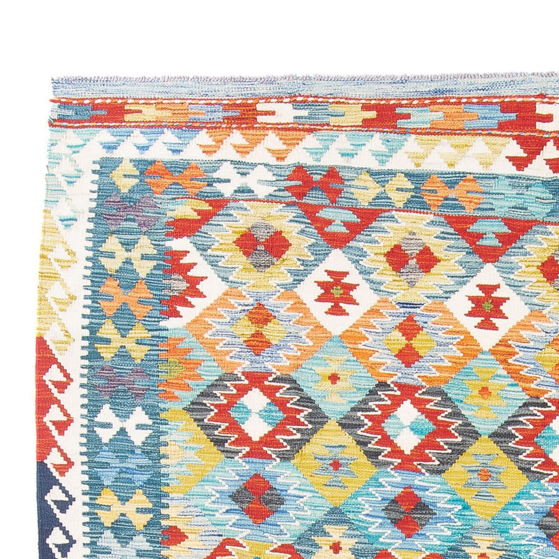 Kelim tapijt - Splash - 290 x 202 cm - veelkleurig