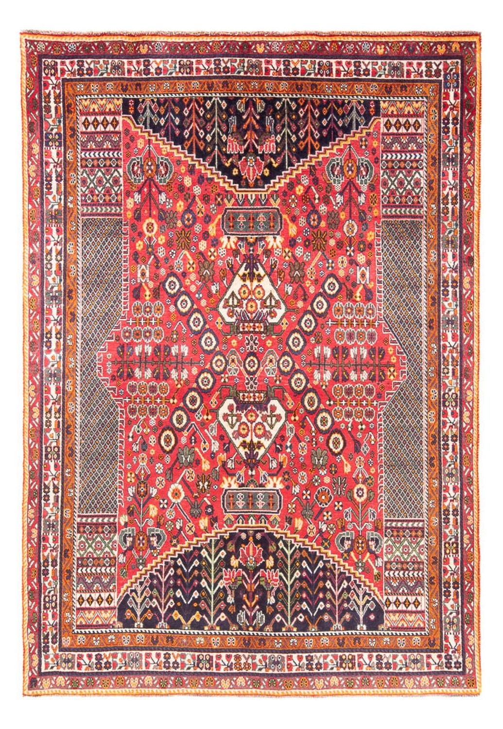 Perzisch Tapijt - Nomadisch - 252 x 155 cm - rood