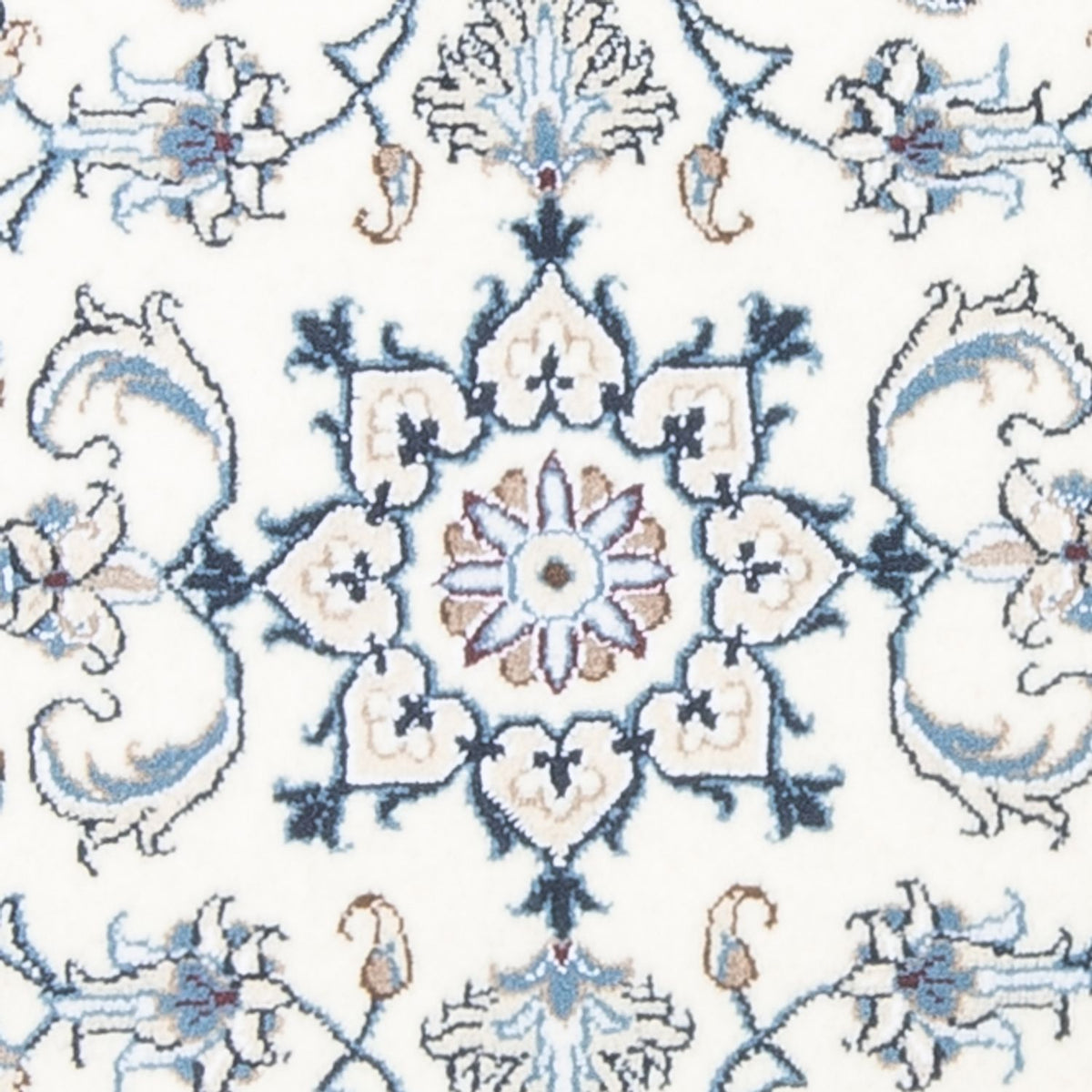 Perzisch tapijt - Nain - 127 x 67 cm - crème