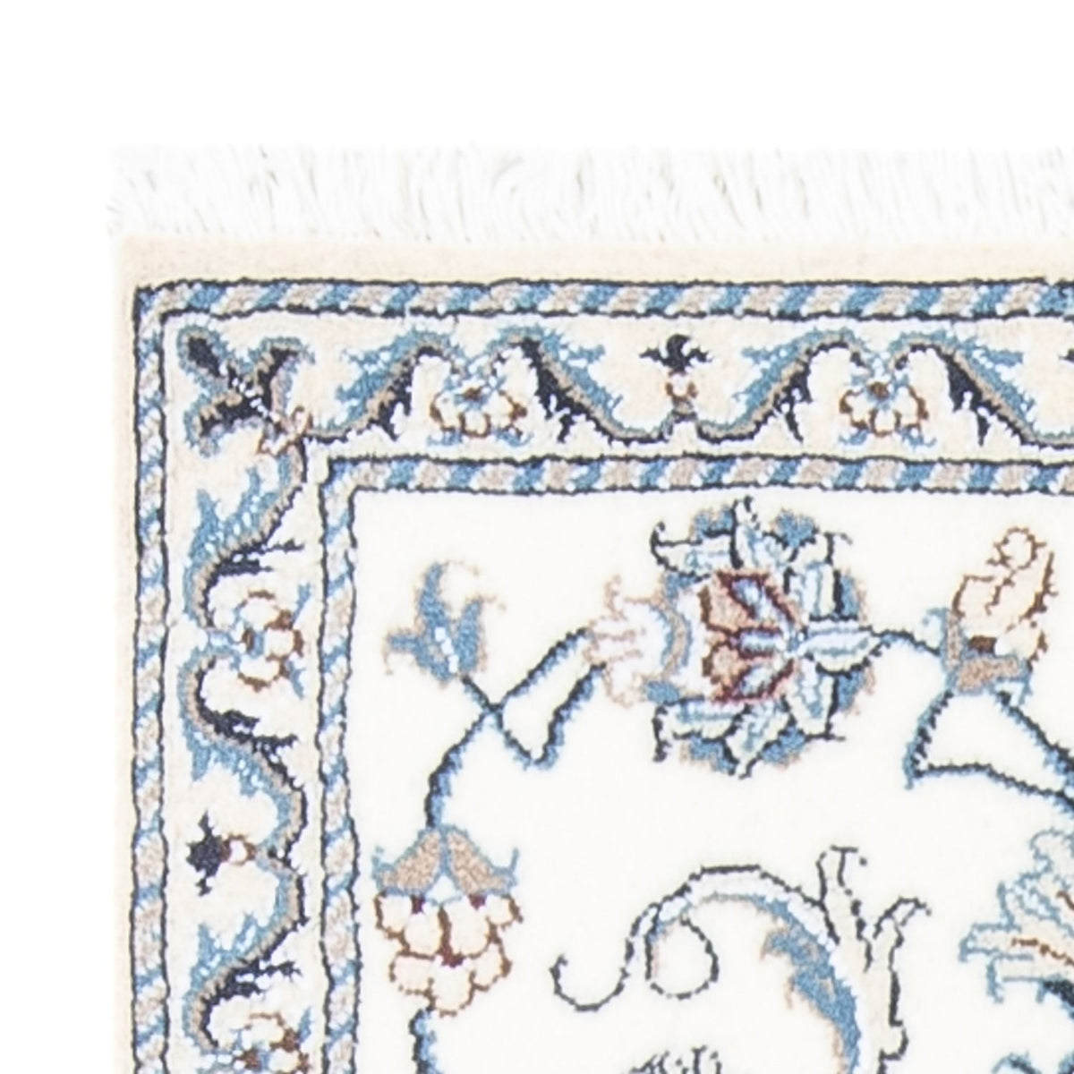 Perzisch tapijt - Nain - 127 x 67 cm - crème