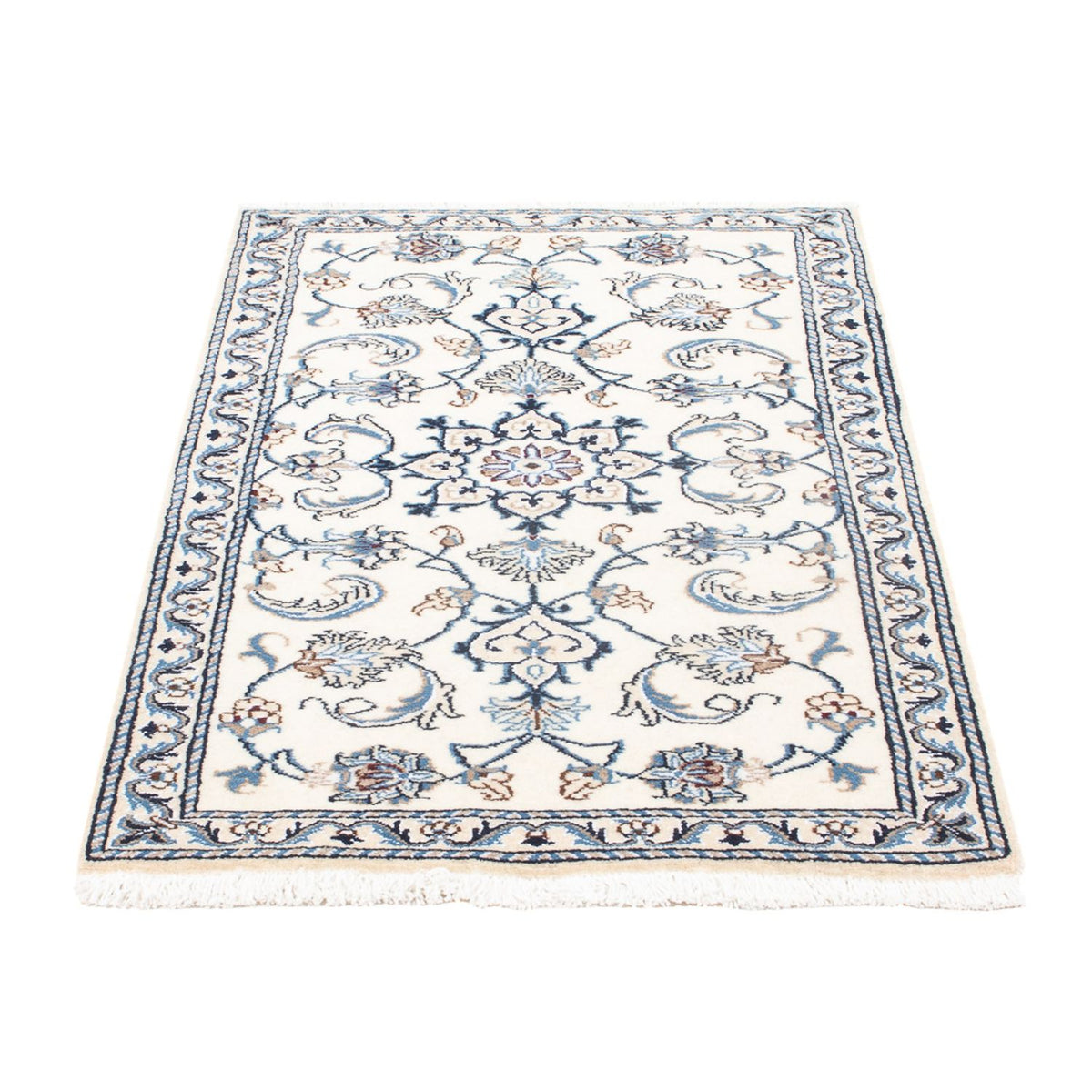 Perzisch tapijt - Nain - 127 x 67 cm - crème