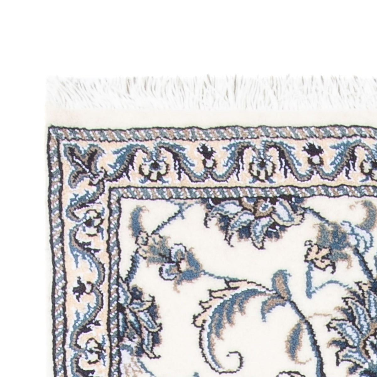 Loper Perzisch tapijt - Nain - 264 x 74 cm - crème