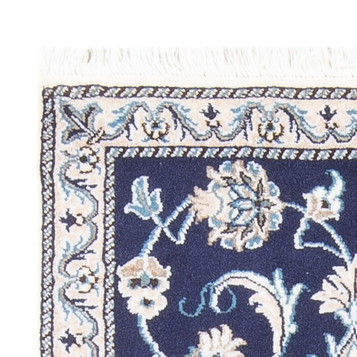 Perzisch tapijt - Nain - 137 x 71 cm - donkerblauw