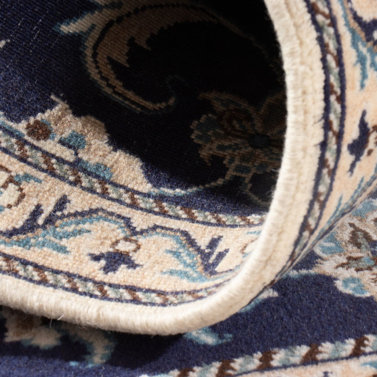 Perzisch tapijt - Nain - 137 x 71 cm - donkerblauw