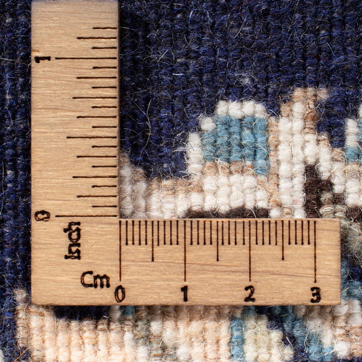 Perzisch tapijt - Nain - 134 x 67 cm - donkerblauw