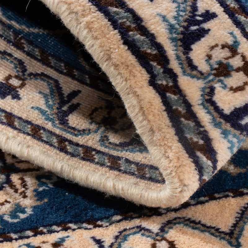 Perzisch tapijt - Nain - 137 x 69 cm - blauw