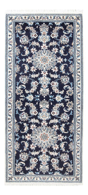 Loper Perzisch tapijt - Nain - 190 x 79 cm - donkerblauw
