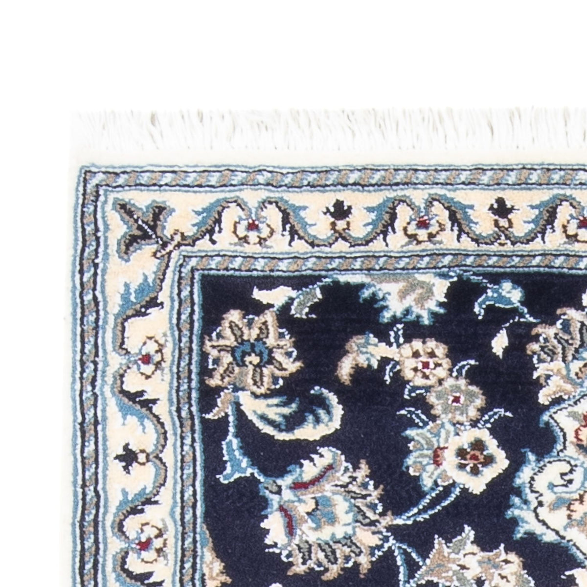 Loper Perzisch tapijt - Nain - 190 x 79 cm - donkerblauw