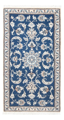 Loper Perzisch tapijt - Nain - 156 x 71 cm - blauw