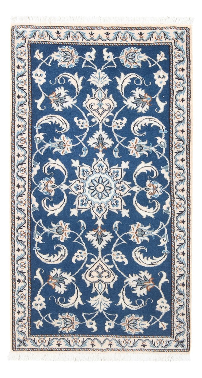 Loper Perzisch tapijt - Nain - 156 x 71 cm - blauw