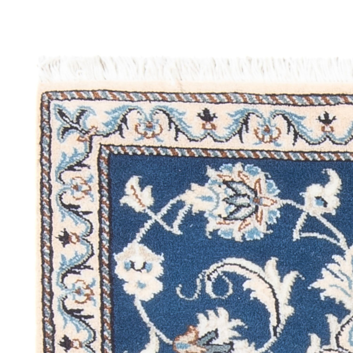 Loper Perzisch tapijt - Nain - 156 x 71 cm - blauw