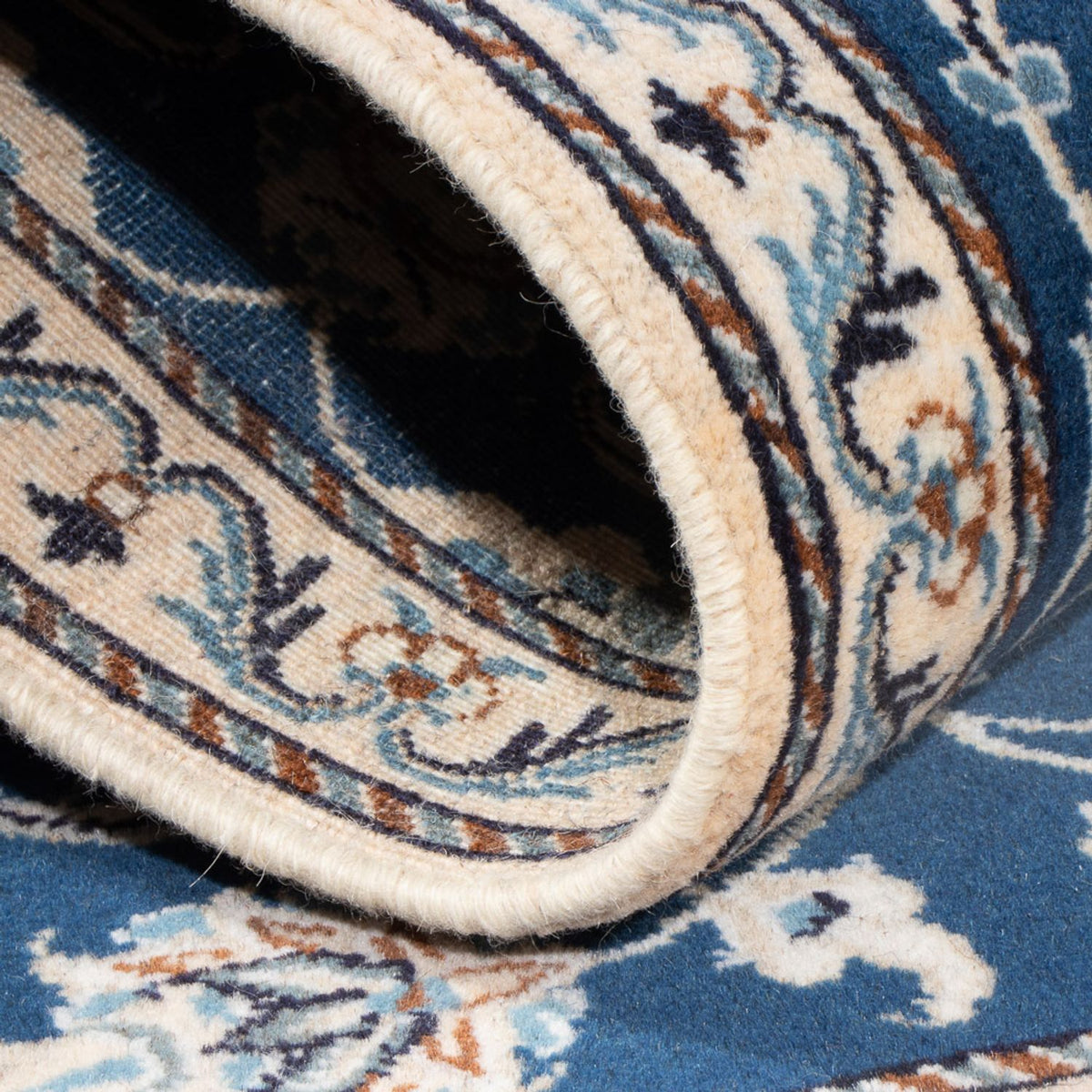 Loper Perzisch tapijt - Nain - 156 x 71 cm - blauw