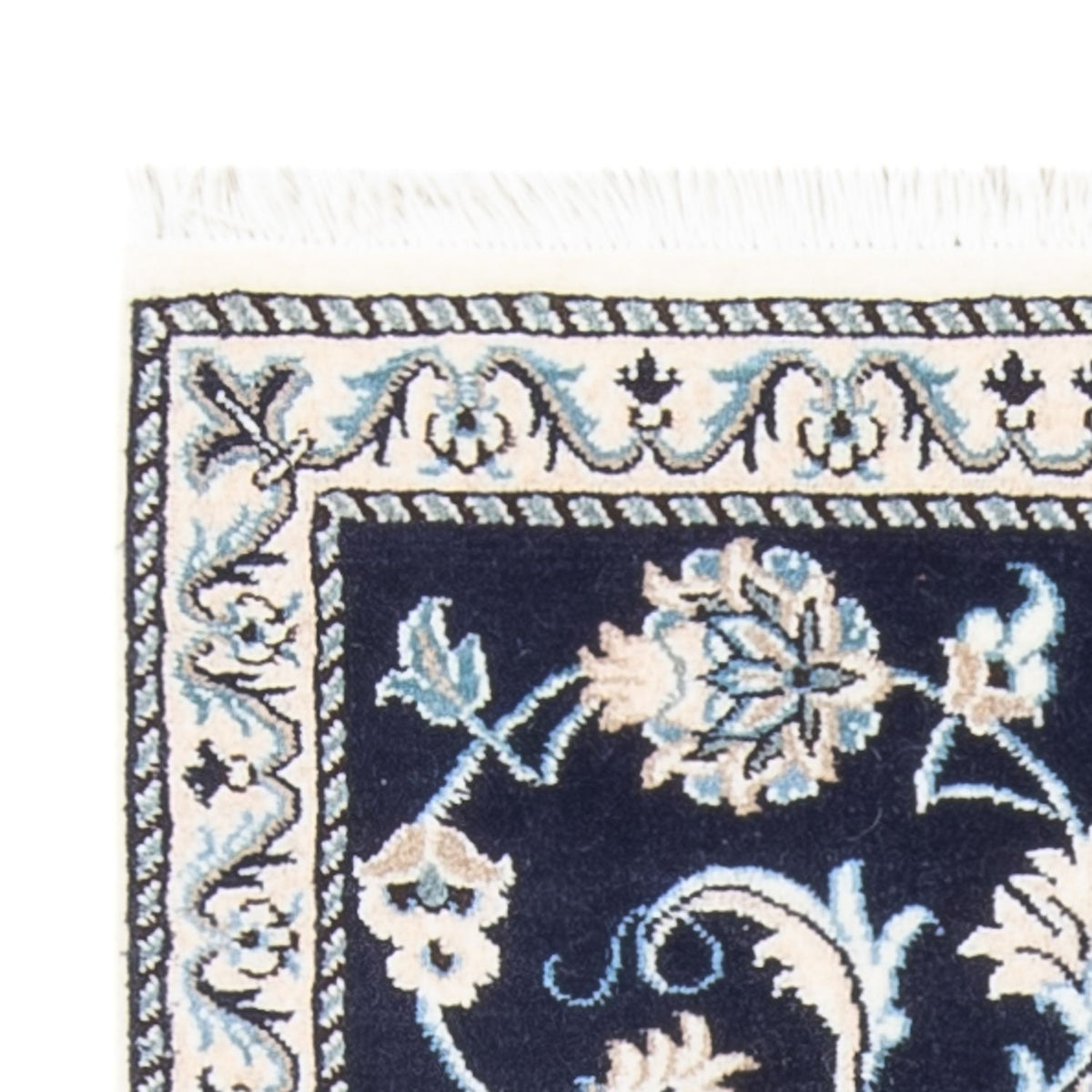 Perzisch tapijt - Nain - 137 x 67 cm - donkerblauw