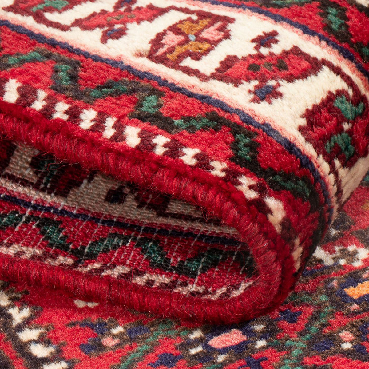 Perzisch Tapijt - Nomadisch - 122 x 80 cm - donkerrood