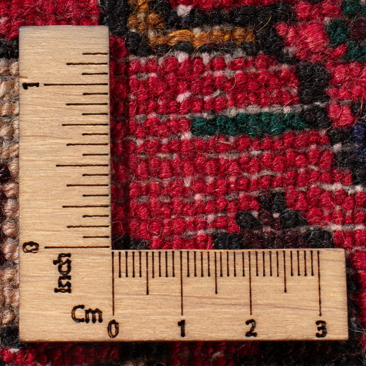 Perzisch Tapijt - Nomadisch - 128 x 82 cm - donkerrood