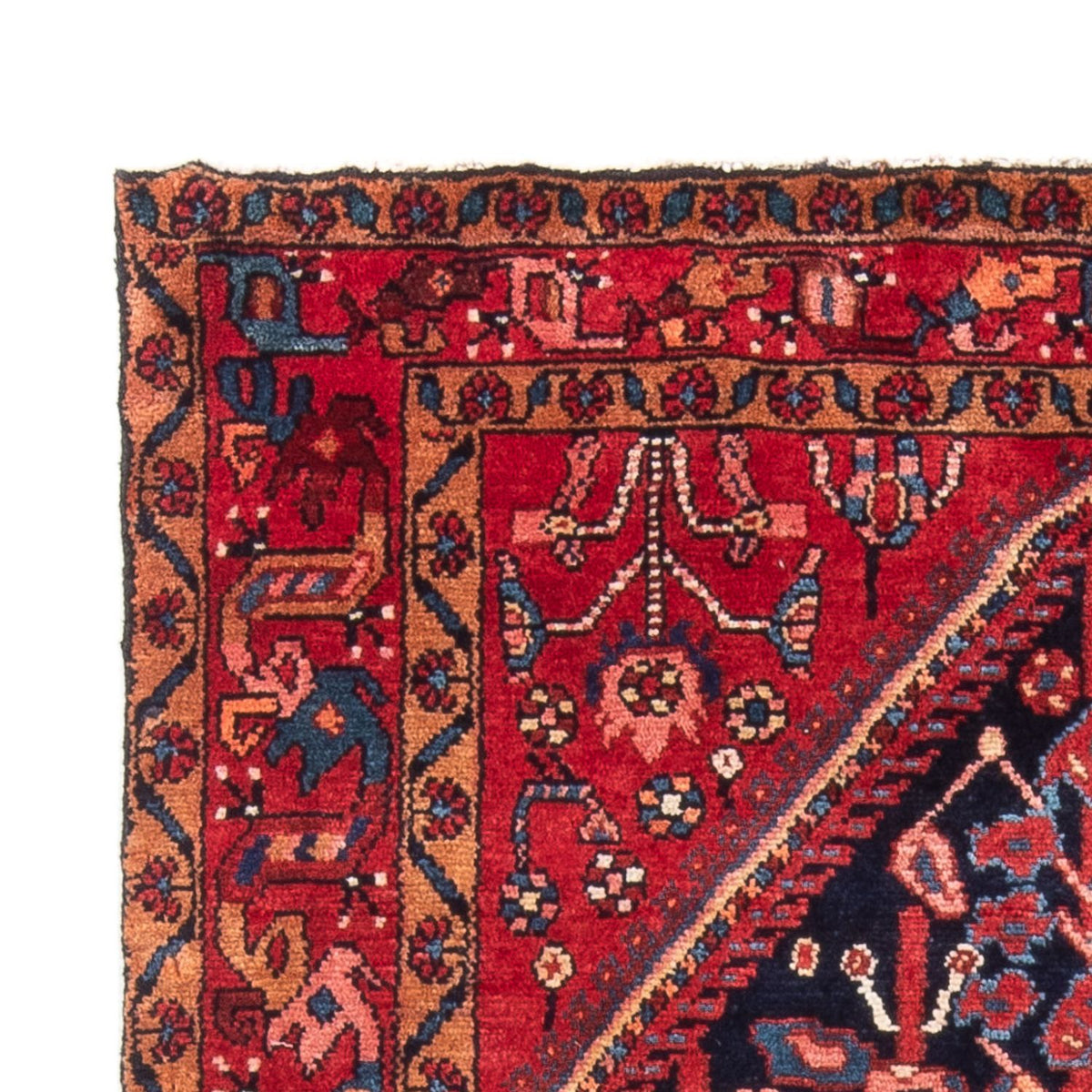 Perzisch Tapijt - Nomadisch - 144 x 114 cm - donkerblauw