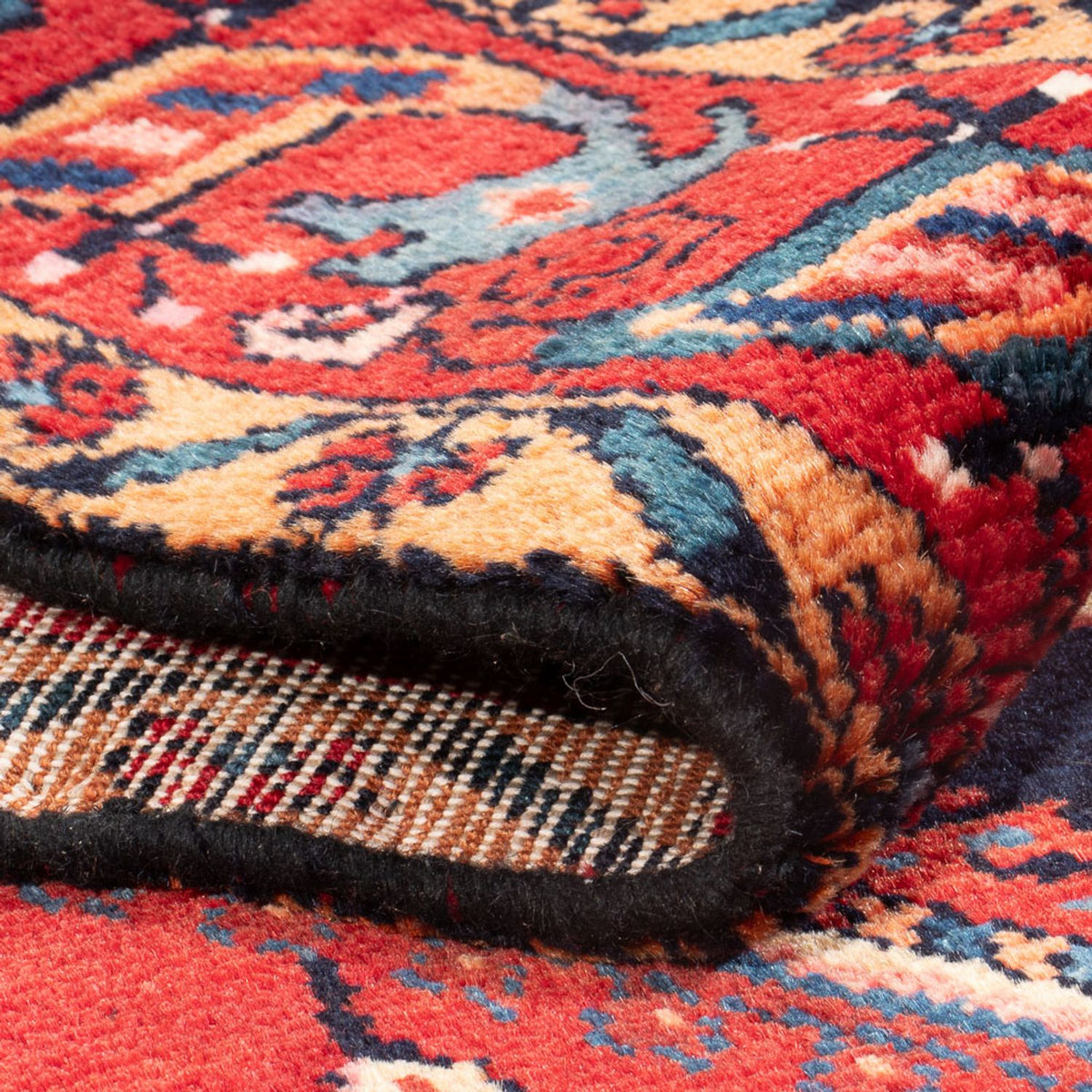 Perzisch Tapijt - Nomadisch - 144 x 114 cm - donkerblauw