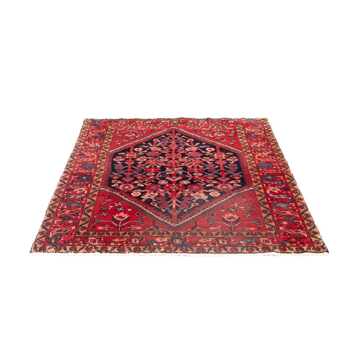 Perzisch Tapijt - Nomadisch - 144 x 114 cm - donkerblauw