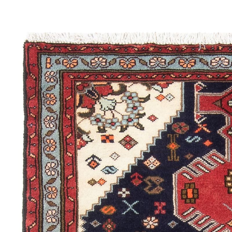 Perzisch Tapijt - Nomadisch - 150 x 100 cm - donkerblauw