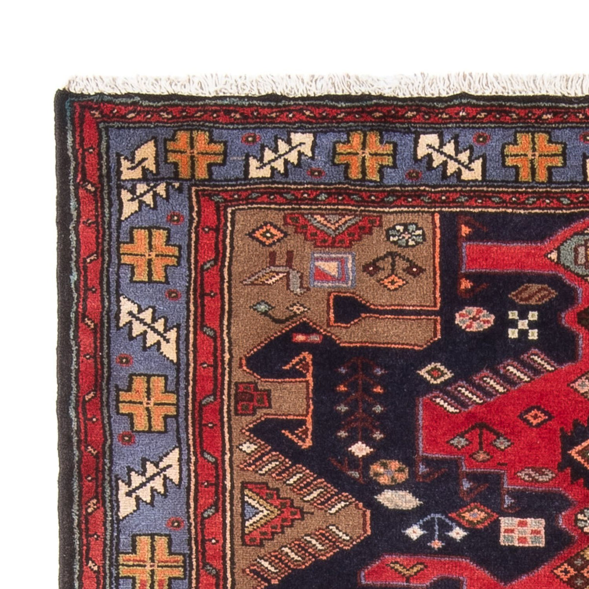 Perzisch Tapijt - Nomadisch - 161 x 110 cm - donkerblauw