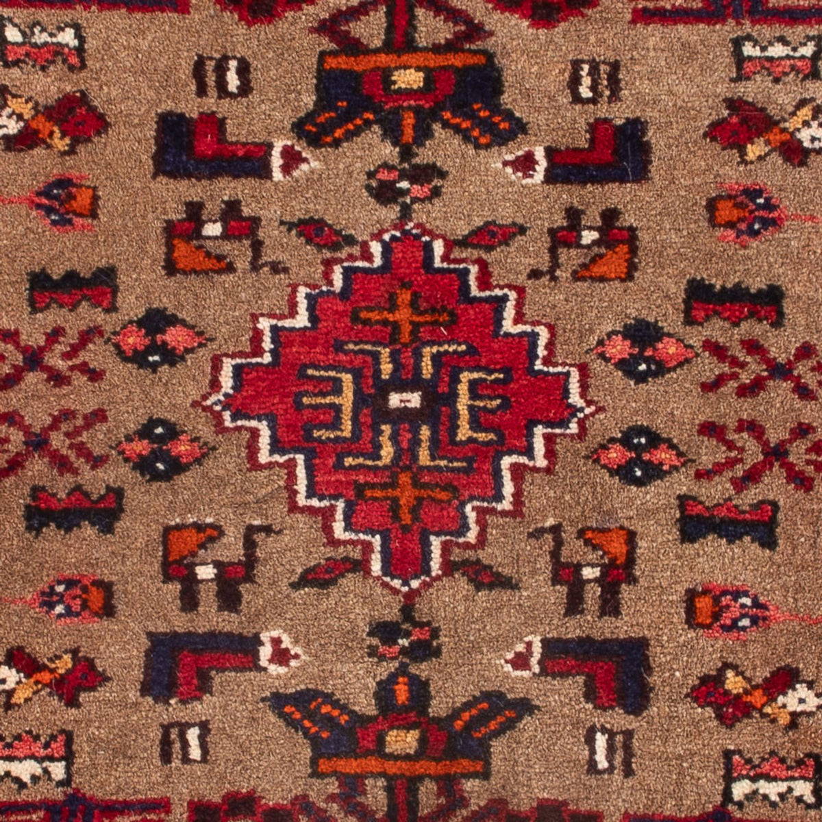 Perzisch Tapijt - Nomadisch - 72 x 47 cm - bruin