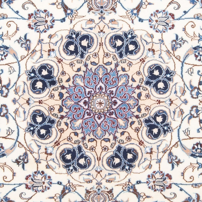 Perzisch tapijt - Nain - Koninklijk - 197 x 130 cm - crème