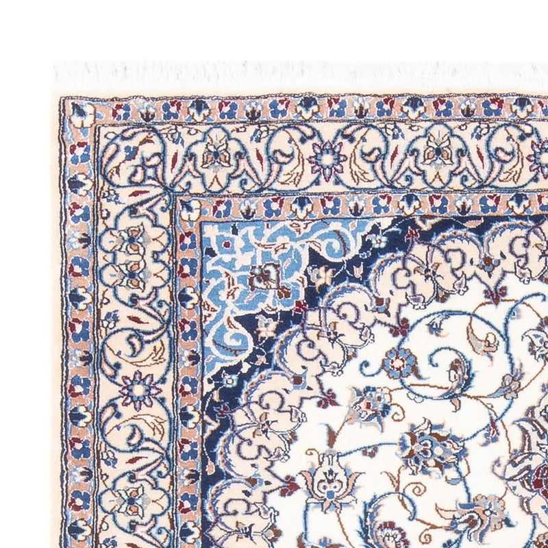 Perzisch tapijt - Nain - Koninklijk - 197 x 130 cm - crème