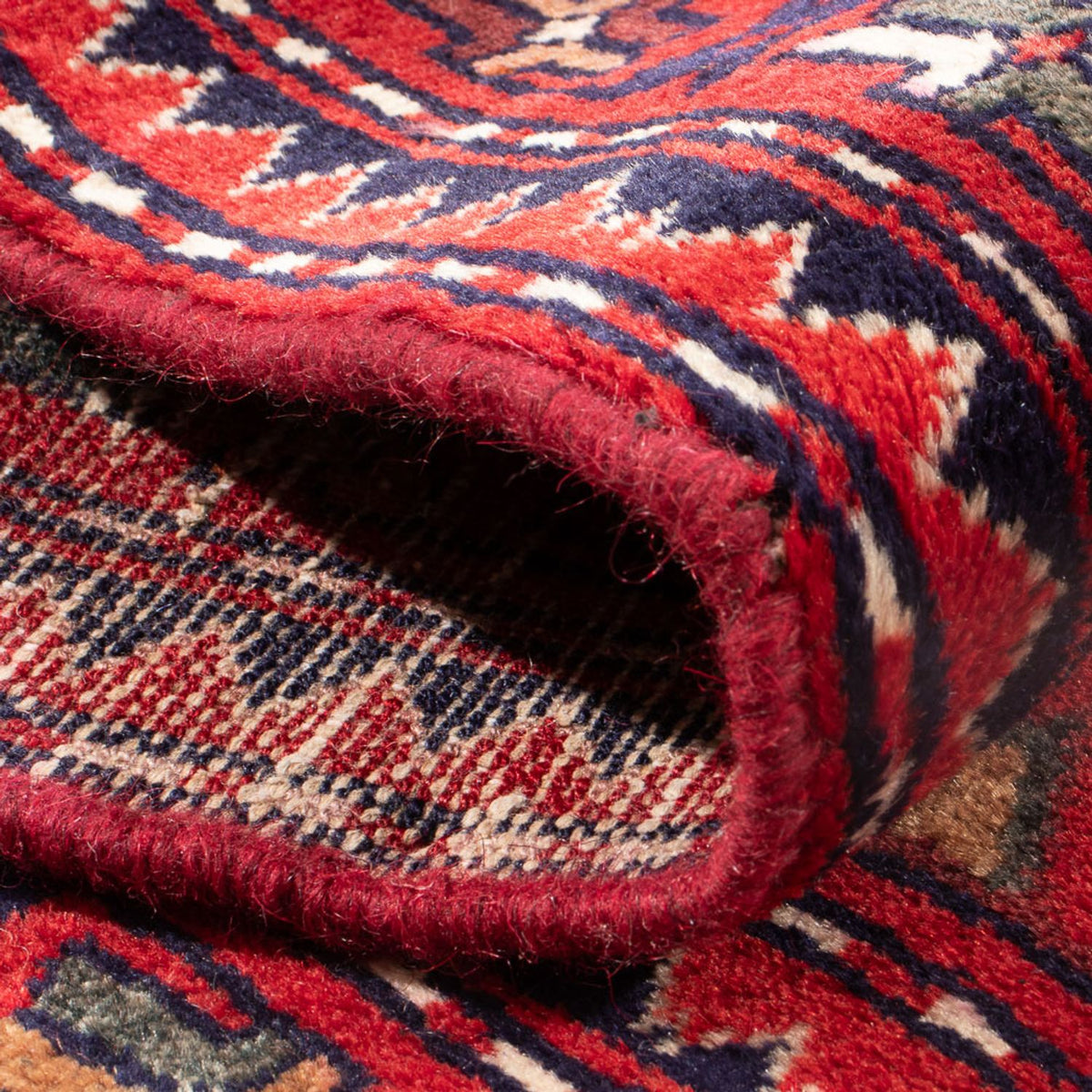 Perzisch Tapijt - Nomadisch - 129 x 74 cm - donkerblauw