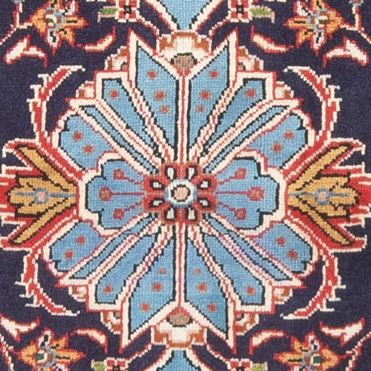 Perzisch tapijt - Keshan - 128 x 64 cm - donkerblauw