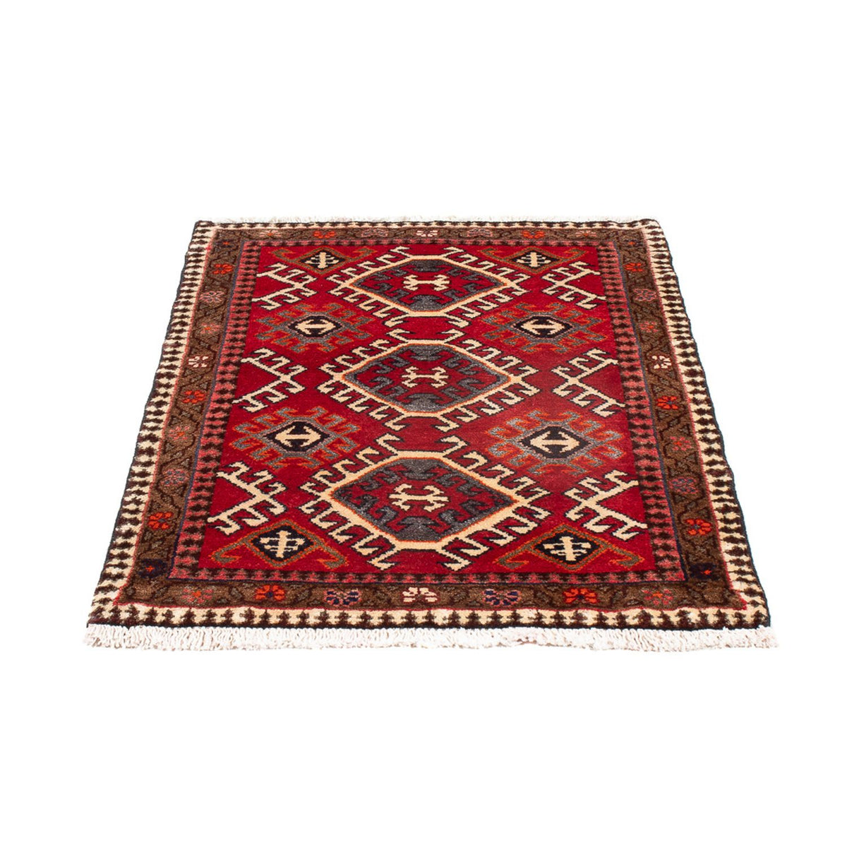 Turkaman tapijt - 89 x 67 cm - rood