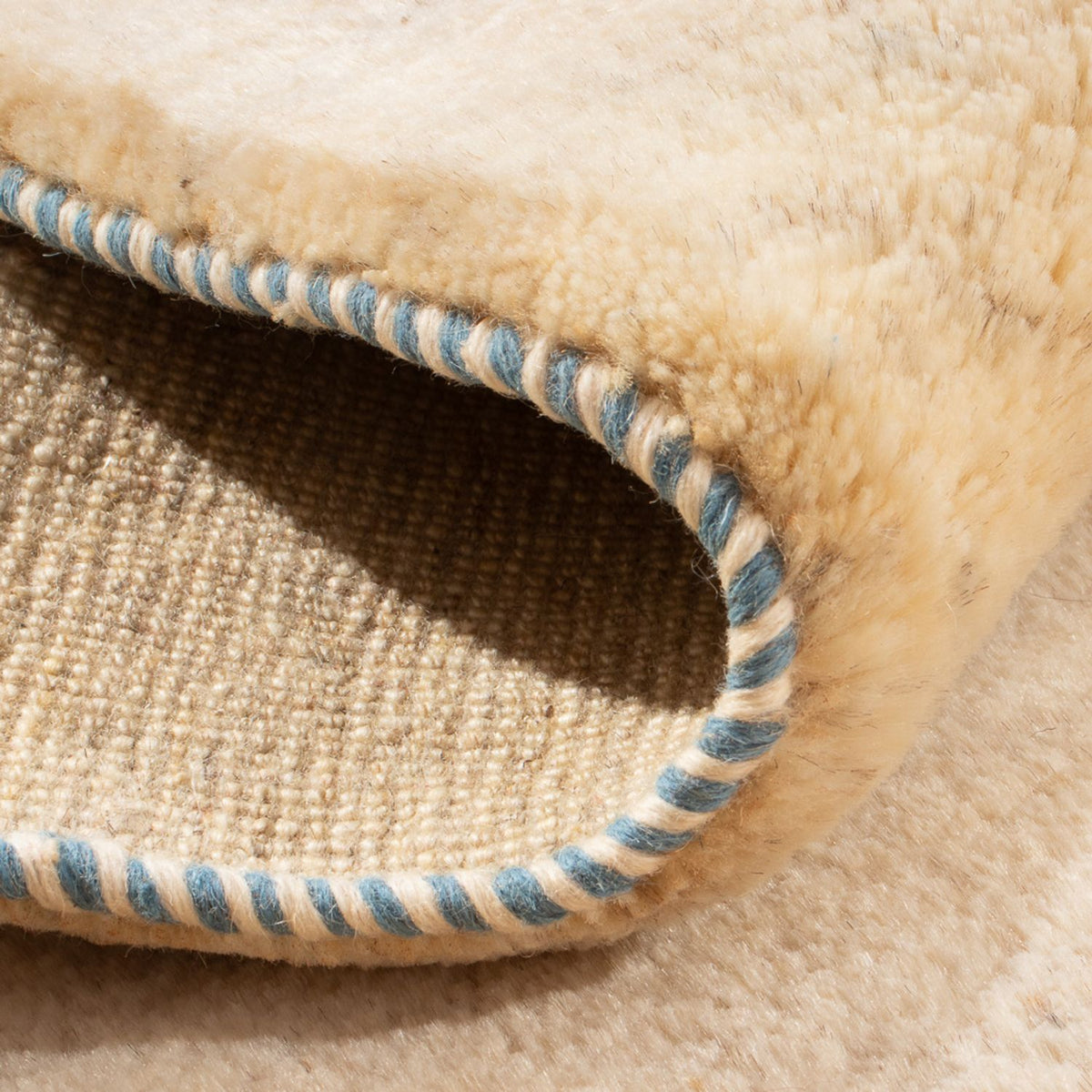 Gabbeh tapijt - Perzisch - 127 x 83 cm - natuurlijk wit