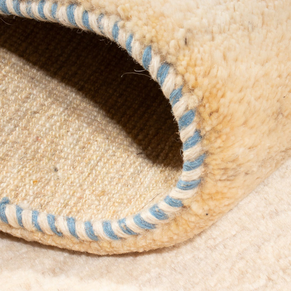 Gabbeh tapijt - Perzisch - 146 x 73 cm - natuurlijk wit