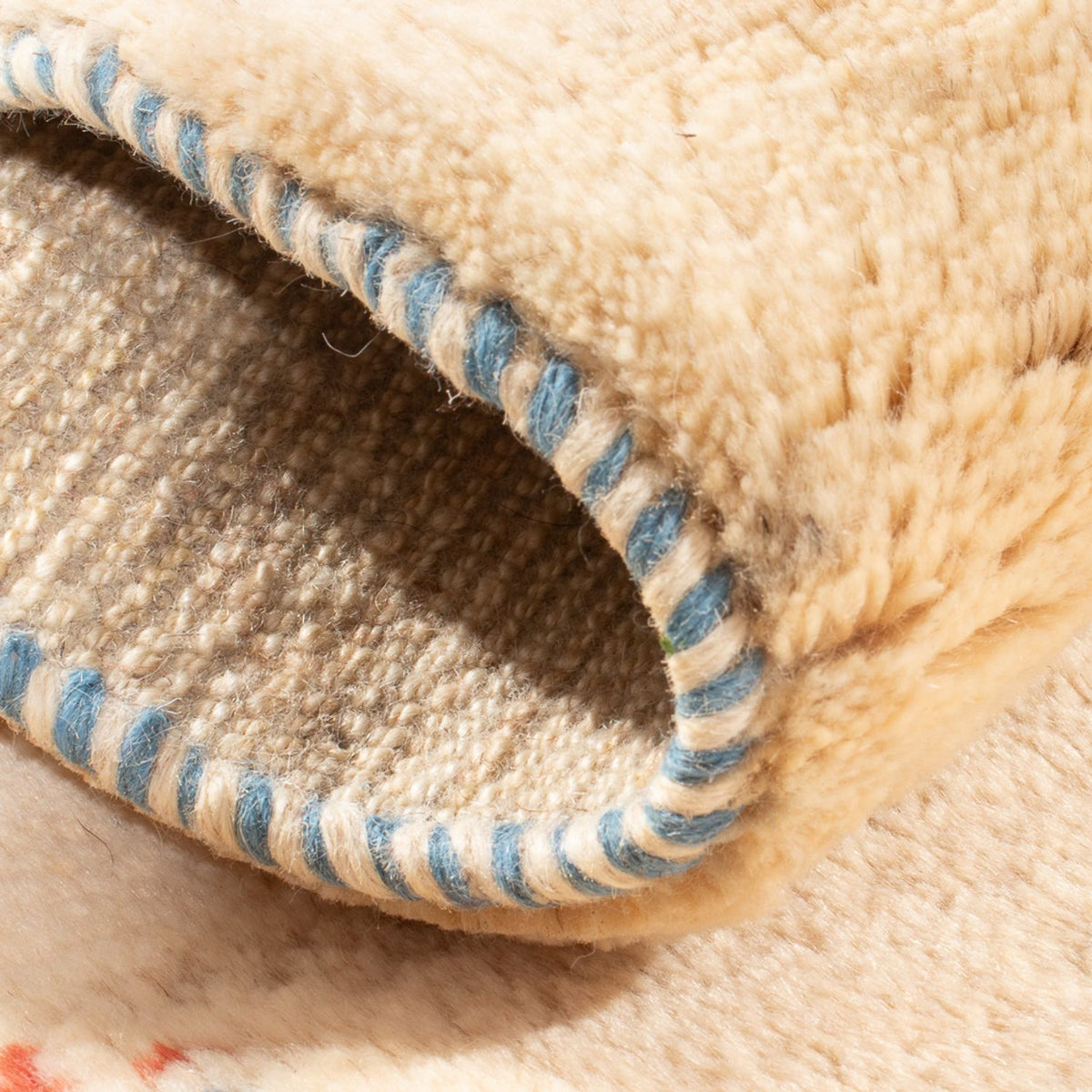 Gabbeh tapijt - Perzisch - 88 x 60 cm - beige