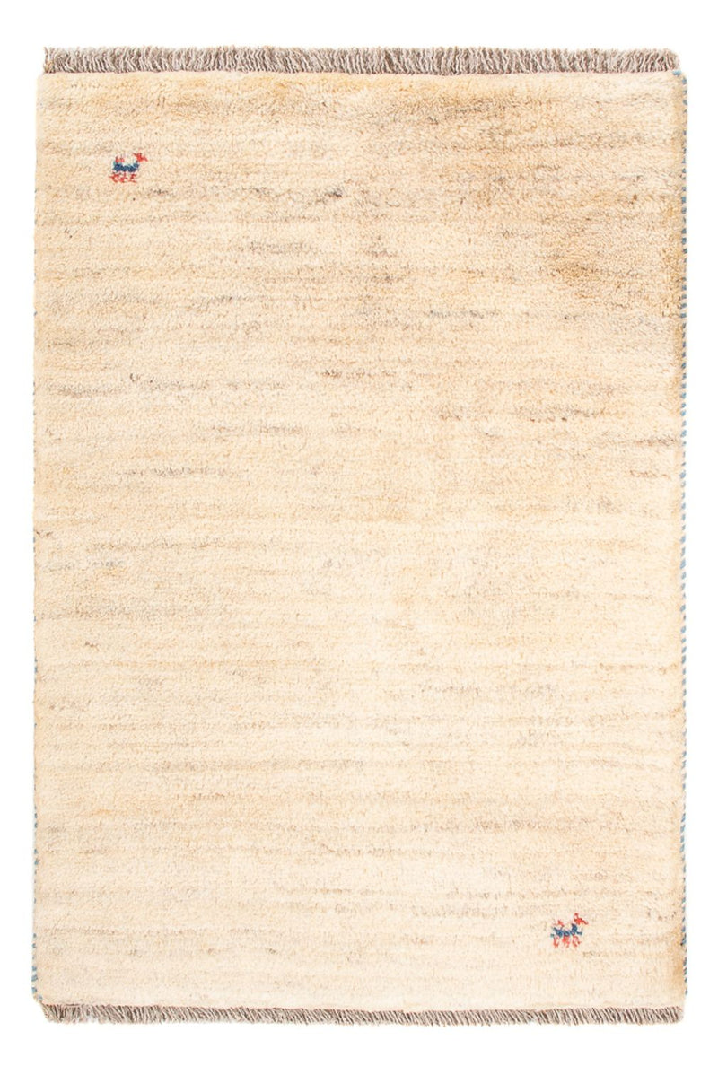 Gabbeh tapijt - Perzisch - 86 x 60 cm - licht beige