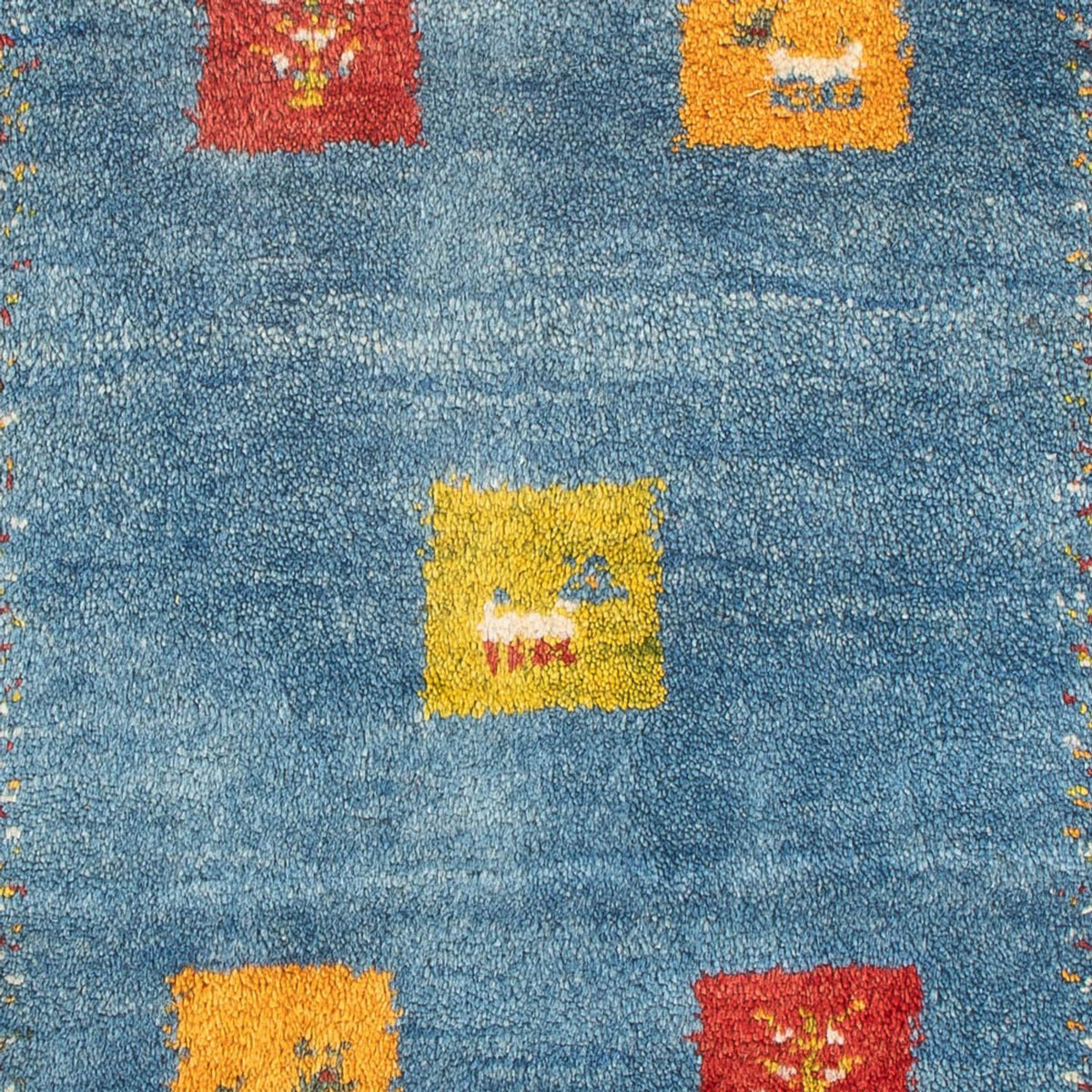 Gabbeh tapijt - Perzisch - 87 x 59 cm - veelkleurig