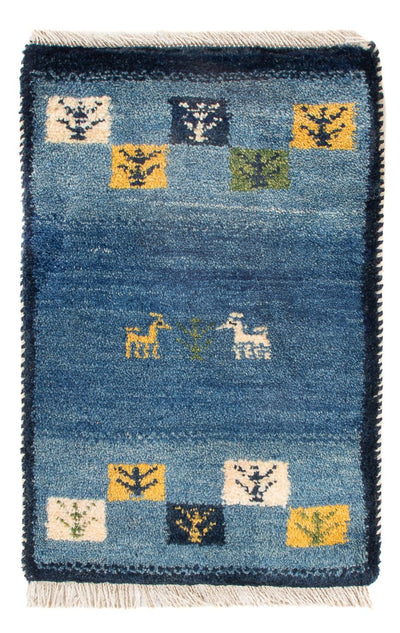 Perzische Gabbeh tapijt 40x60cm - Perzisch wollen tapijt - meerkleurig