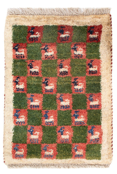 Perzische Gabbeh Tapijt 40x60cm - Perserteppich Wollteppich