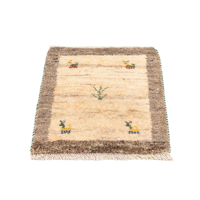 Gabbeh tapijt - Perzisch - 60 x 40 cm - beige