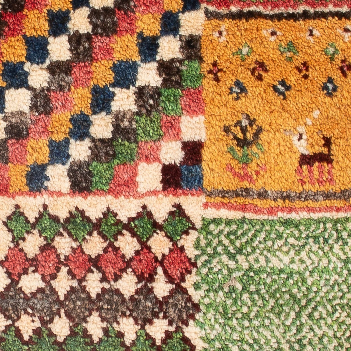 Gabbeh tapijt - Perzisch - 60 x 40 cm - veelkleurig