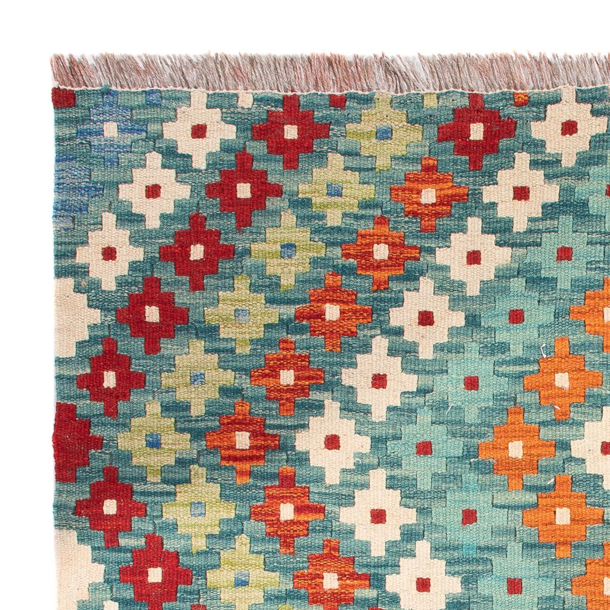 Kilim Maimana Tapijt 88x90cm - Wollen tapijt